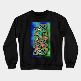 Digital Graffiti Style JASON Name Piece. Crewneck Sweatshirt